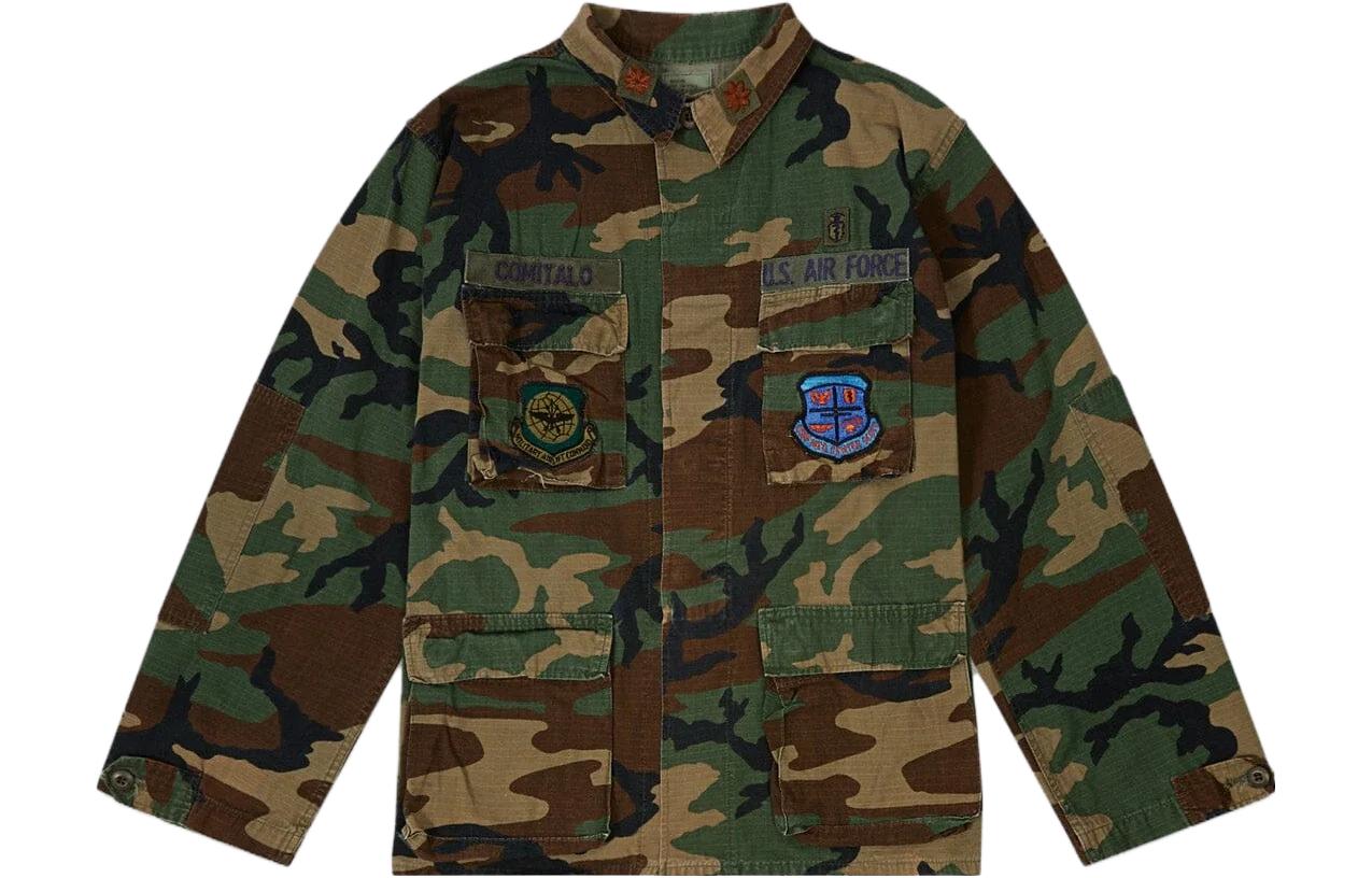 Alpha Industries Woodland Camo Multi-Pocket Collared Jacket RJU53005C1-WOODLAND-CAMO