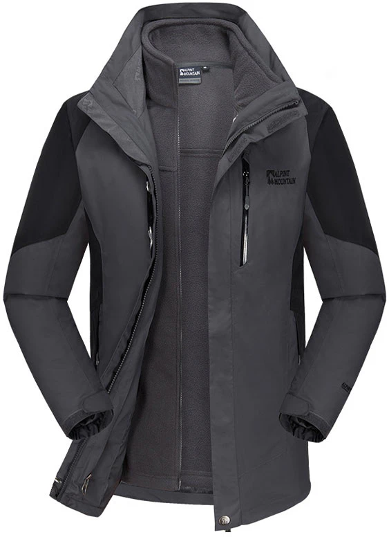 alpint-mountain-almont-3-in-1-fleece-jacket-outdoor-hiking-waterproof-windproof-warm-d640-622