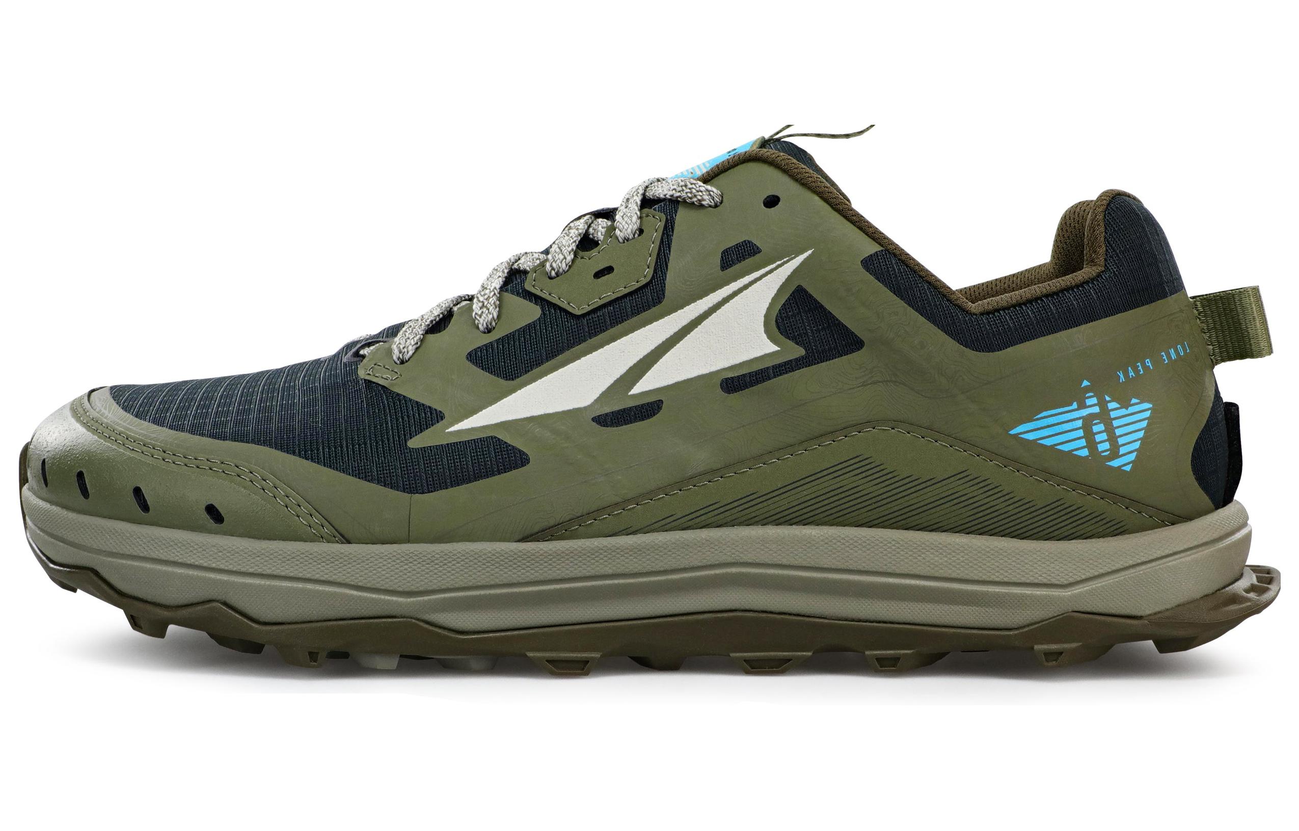 Altra Lone Peak 6 Comfortable Low-Top Running Shoes Green AL0A547L020