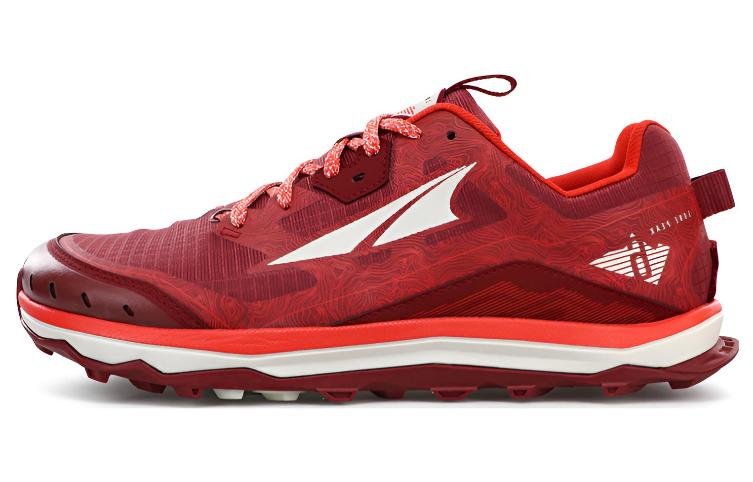 Altra Lone Peak 6 Foam Cushioned Running Shoes Red Brown AL0A547L666