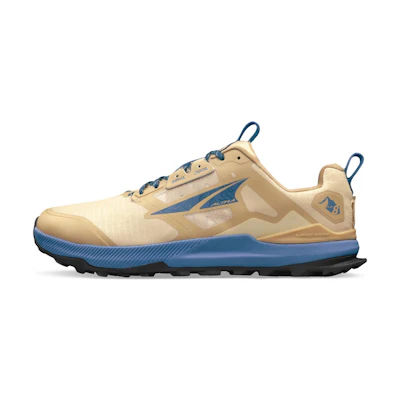 Altra Lone Peak 8 Beige Blue Trail Running Shoes - Outdoor CMFT