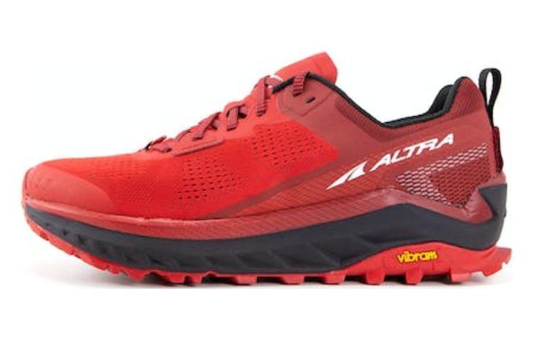 Altra Olympus 4.0 Red Trail Running Shoes Durable Mesh Cushioning AL0A4VQM660