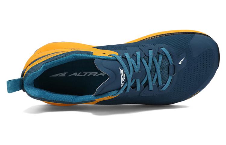 Lookbook Altra Olympus 4.0 黃藍色低筒透氣跑鞋 AL0A4VQM440