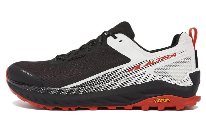 Altra Olympus 4 Black White Cushioned Running Shoes AL0A4VQM010