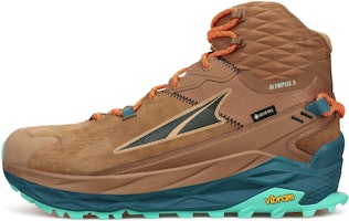 Altra Olympus 5 Brown Mid Hiking Shoes - Fabric Leather, Cushioned, Non-slip AL0A7R6Q990 Altra Olympus 5 Brown Mid Hiking Shoes - Fabric Leather, Cushioned, Non-slip AL0A7R6Q990
