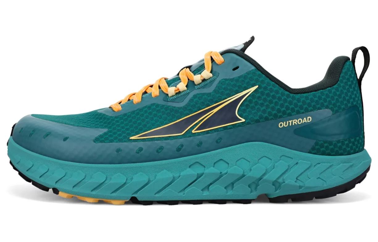 Altra Outroad Navy Low-Top Running Shoes - Fabric Leather, Slip-Resistant AL0A7R6N302