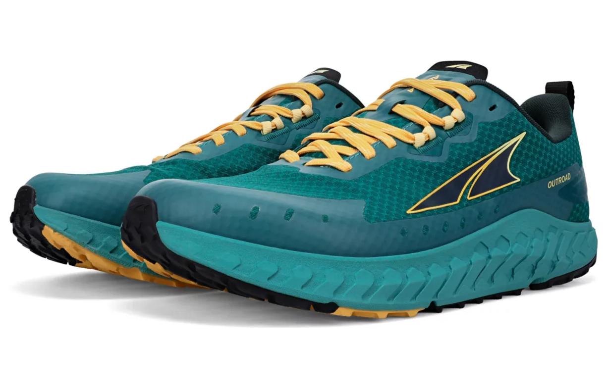 Lookbook Altra Outroad Navy Scarpe Running Basse - Tessuto Pelle, Antiscivolo AL0A7R6N302