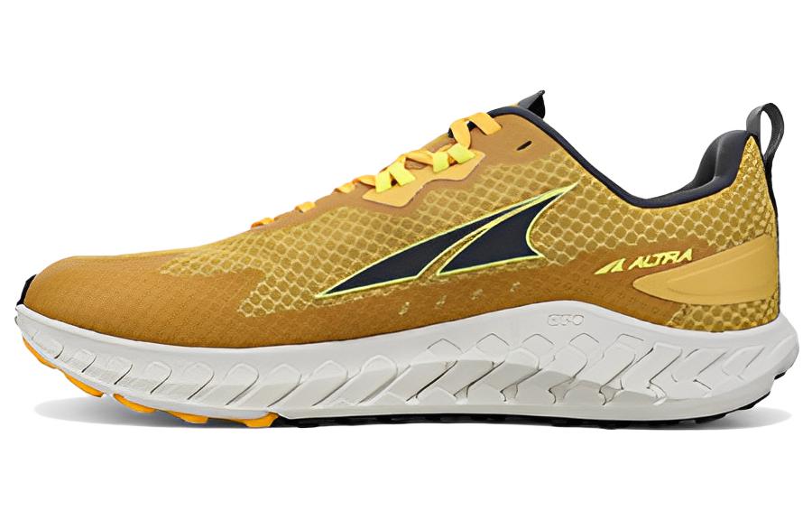Altra Outroad Non-slip Durable Low-top Running Shoes Gray/Yellow AL0A7R6N270