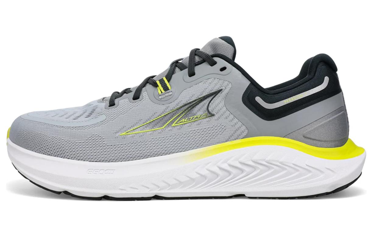 Altra Paradigm 7 Running Shoes Gray/White/Yellow Cushioned Non-Slip AL0A82C5232