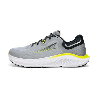 Altra Paradigm 7 Running Shoes Gray/White/Yellow Cushioned Non-Slip