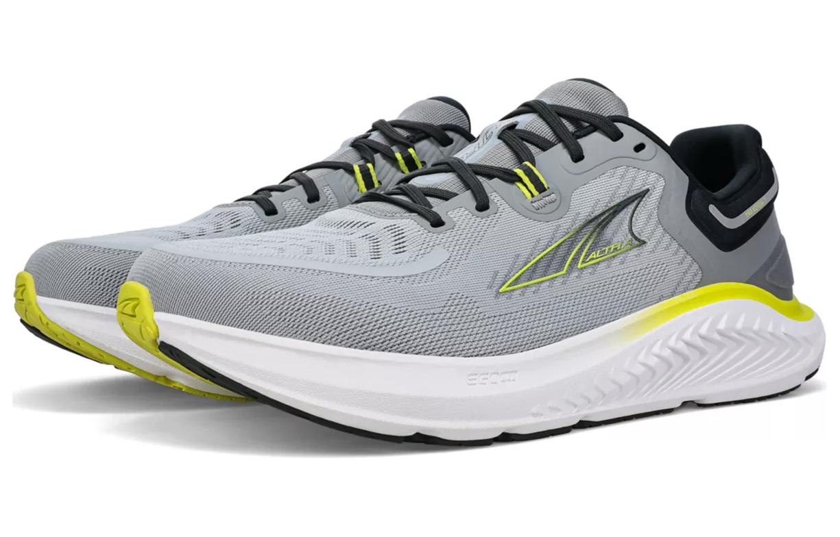 Lookbook Altra Paradigm 7 Hardloopschoenen Grijs/Wit/Geel Dempend Antislip AL0A82C5232