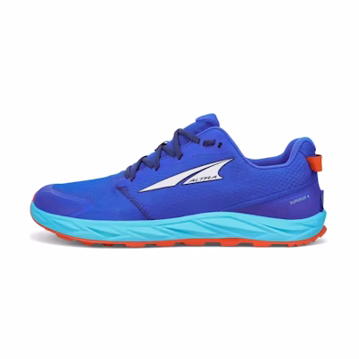Altra Superior 6 Running Shoes - Blue/Orange, CMFT, Cushion, Non-slip.