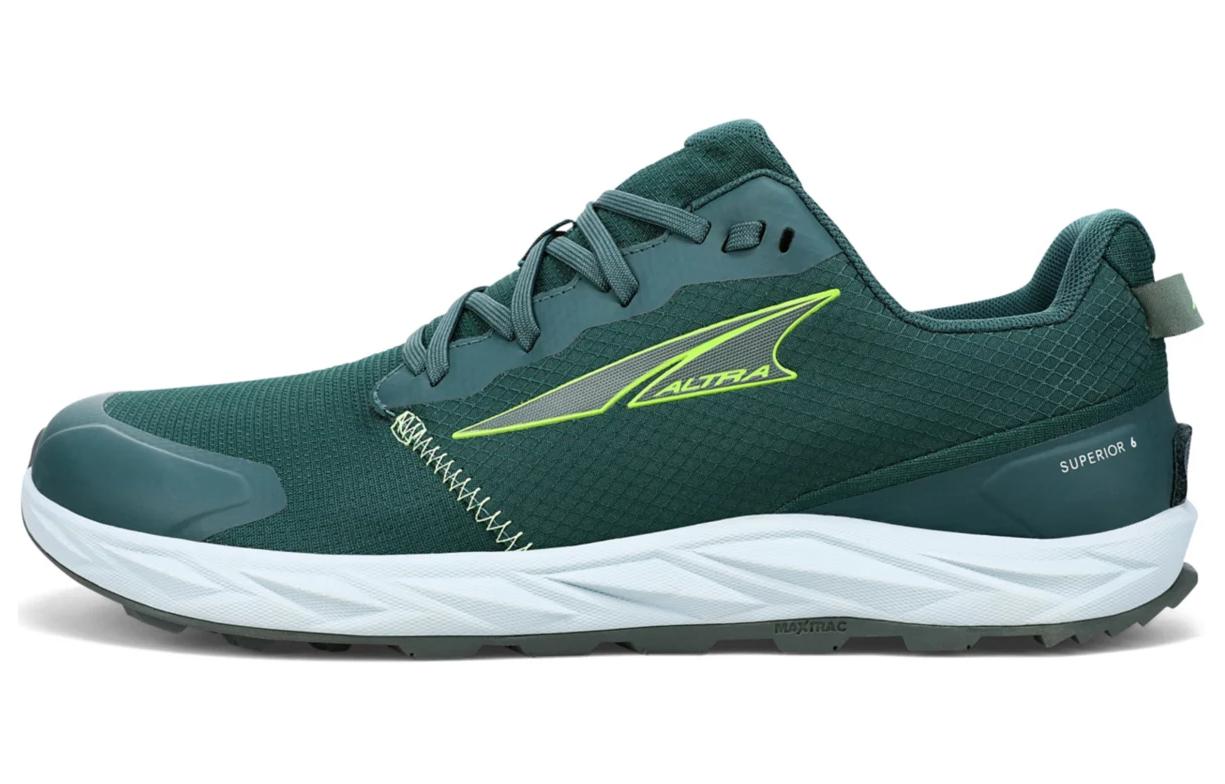 Altra Superior 6 Running Shoes Green/White - Cushioned, Anti-Slip, Durable AL0A82CB307