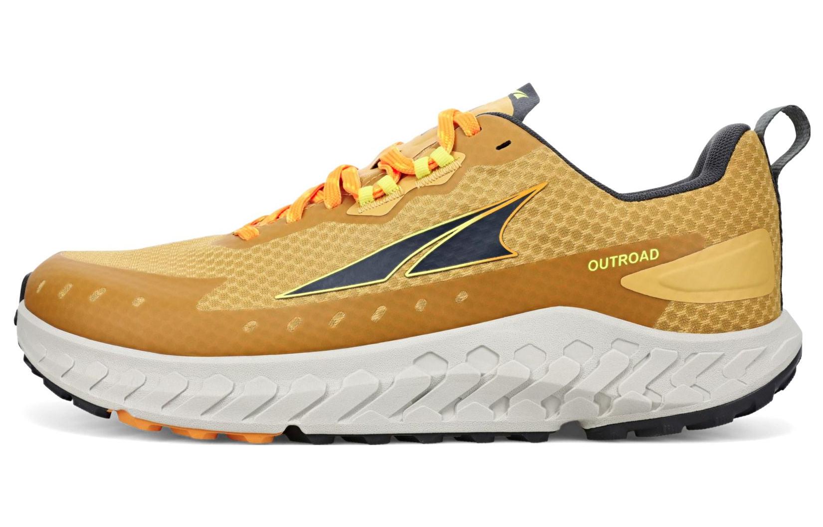 Altra Timp 4 Grey Yellow Low-Top Running Shoes - Cushioning & Slip Resistant AL0A547J3151