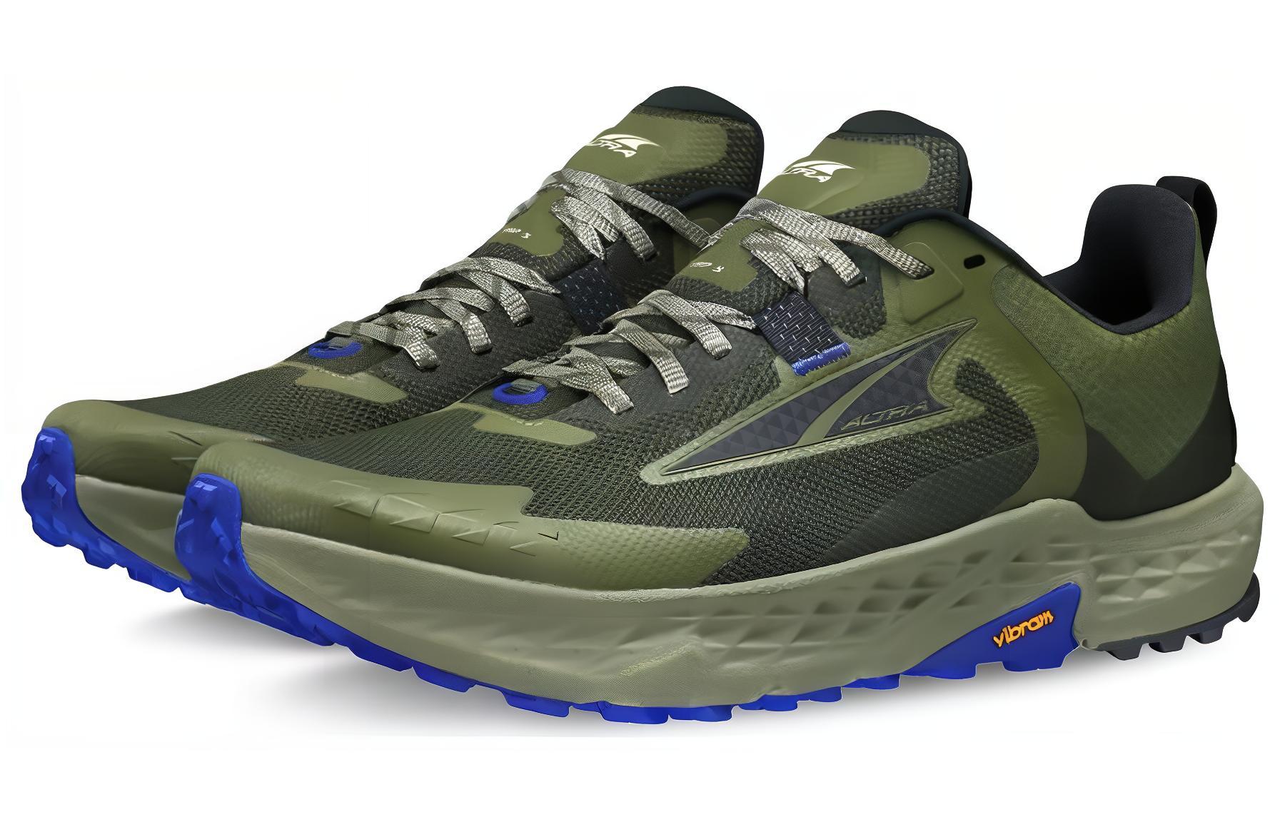 Lookbook Altra Timp 5 Scarpe Trail Running Verde Blu Basse da Uomo AL0A85PE315