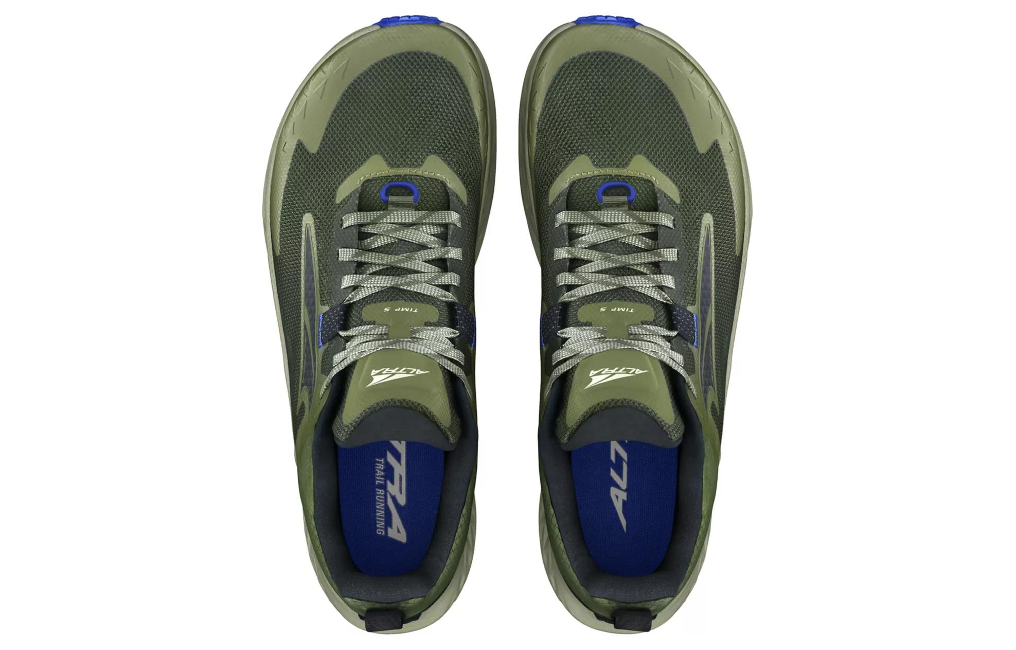 Shop Altra Timp 5 Scarpe Trail Running Verde Blu Basse da Uomo AL0A85PE315