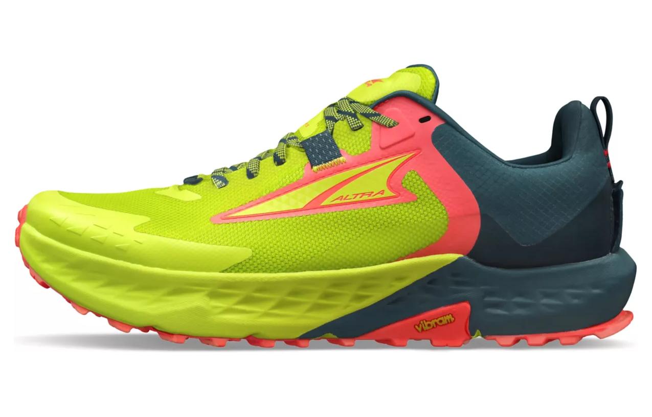 Altra Timp 5 Running Shoes Green/Red/Black - Cushioned & Grippy AL0A85PE334