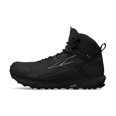 Altra Timp Hiker GTX Durable Black Outdoor Short Boots.