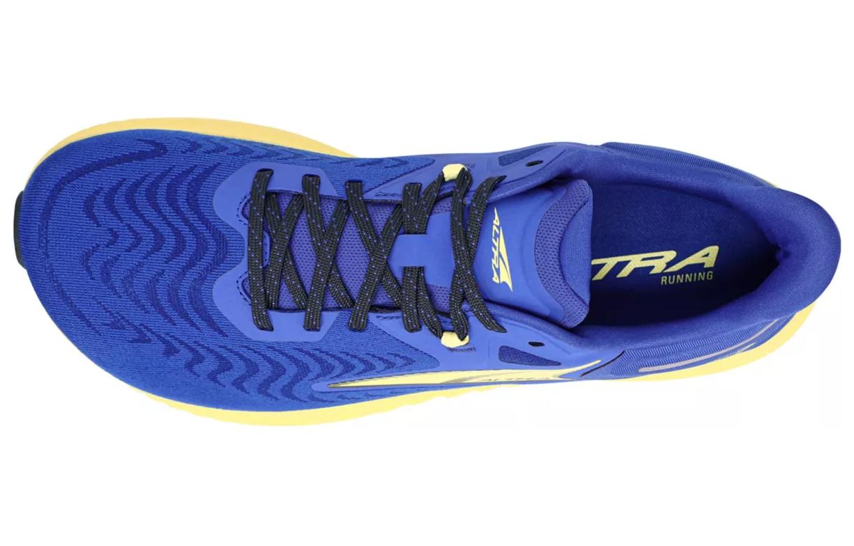 Shop Altra Torin 7 藍黃低筒避震跑鞋 AL0A82C4470