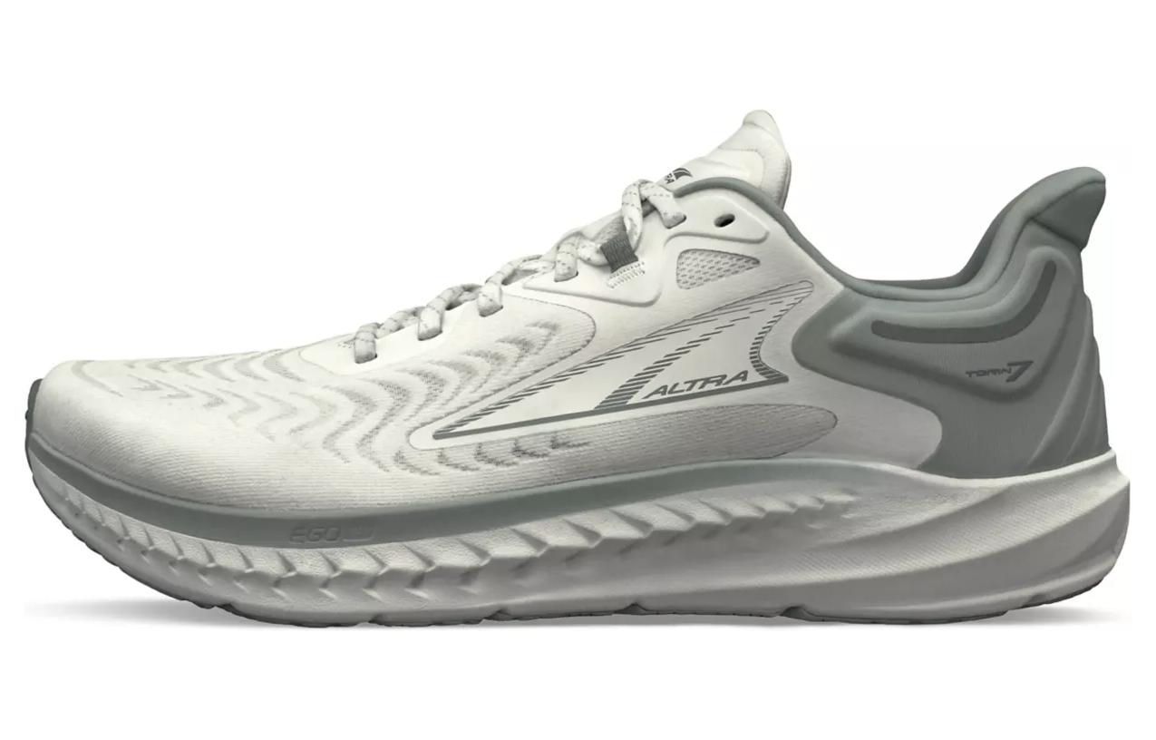 Altra Torin 7 White Gray Cushioning Running Shoes AL0A82C4110