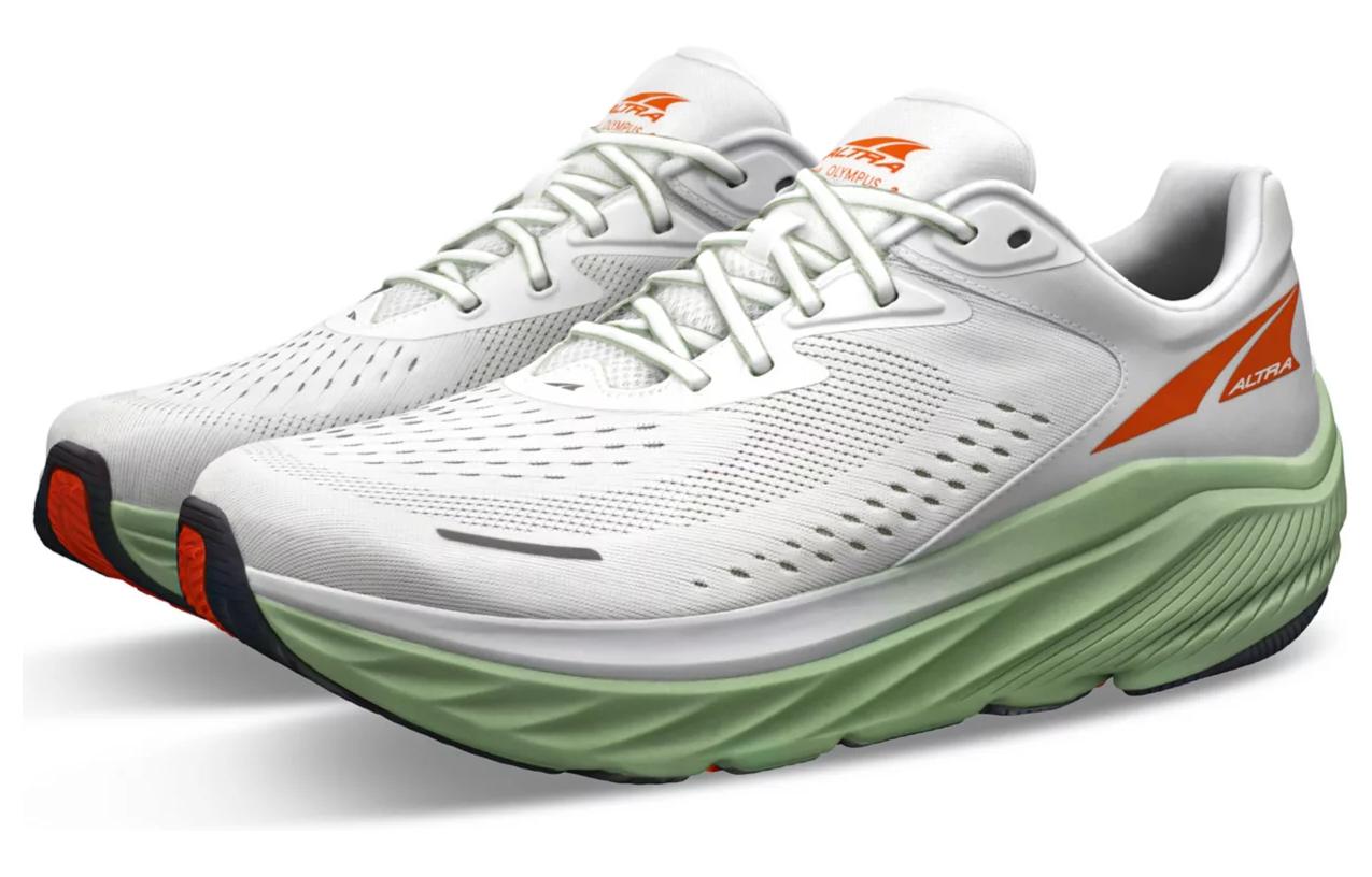 Lookbook Altra Via Olympus 2 Laufschuhe Weiß/Grün/Rot Leicht Atmungsaktiv AL0A85NA110