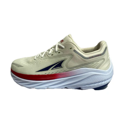 Altra Via Olympus Marathon Running Shoes White/Blue Lightweight Cushioning