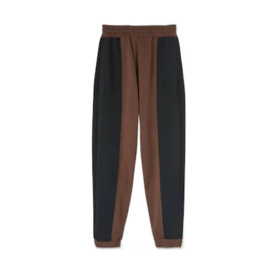 AMBUSH Colorblock Elastic Waist Jogger Pants - Black BMCH009F22FLE0011010