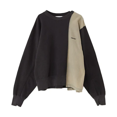 Ambush Asymmetric Pullover Hoodie Black Multicolor 15380091