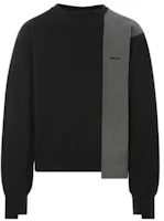 Ambush Asymmetrical Sleeve Colorblock Crewneck Pullover Sweatshirt BMBA003F20FAB001 Ambush Asymmetrical Sleeve Colorblock Crewneck Pullover Sweatshirt BMBA003F20FAB001