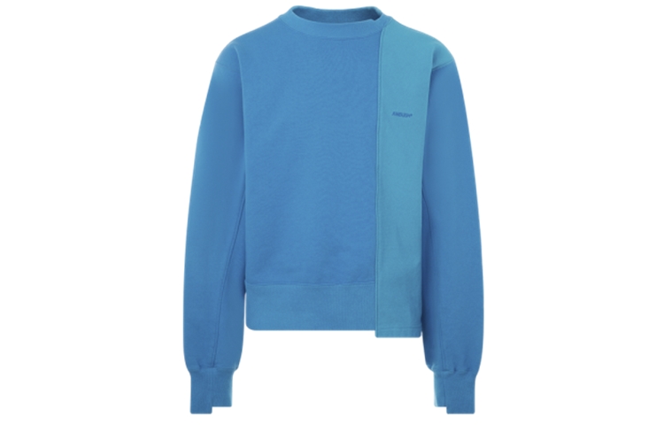 Order Ambush 不對稱袖拼色圓領套頭衛衣 BMBA003F20FAB001