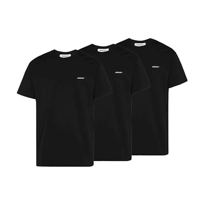 AMBUSH Basic Logo Print Crewneck T-Shirt Black BMAA060F22JER0011002