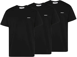 Order AMBUSH Kaos Hitam Crewneck Logo Print Basic BMAA060F22JER0011002