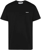 Lookbook AMBUSH Kaos Hitam Crewneck Logo Print Basic BMAA060F22JER0011002