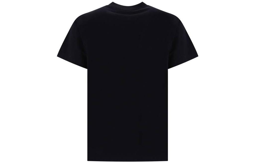 Shop AMBUSH Basic Logo Print Crewneck T-Shirt Black BMAA060F22JER0011002