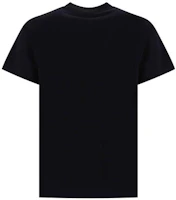 Shop AMBUSH Kaos Hitam Crewneck Logo Print Basic BMAA060F22JER0011002