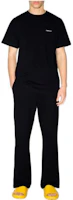 Purchase AMBUSH Kaos Hitam Crewneck Logo Print Basic BMAA060F22JER0011002