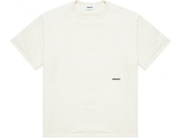 AMBUSH Beige Cotton Crewneck Logo T-Shirt with Half Sleeves. BMAA013F21JER0020404 AMBUSH Beige Cotton Crewneck Logo T-Shirt with Half Sleeves. BMAA013F21JER0020404