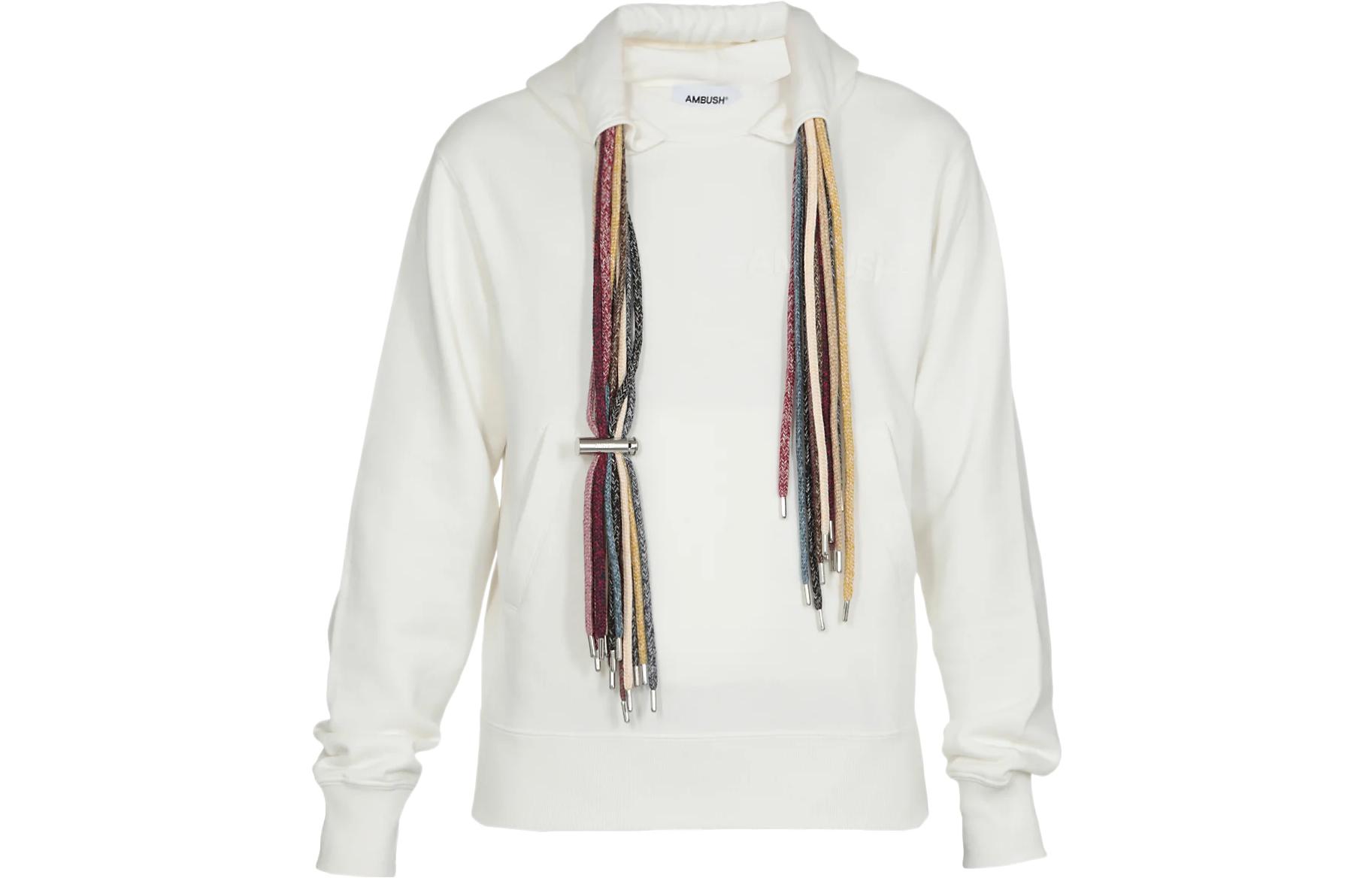 Ambush Beige Cotton Hoodie BMBB003S21FLE001MULTICORD0304