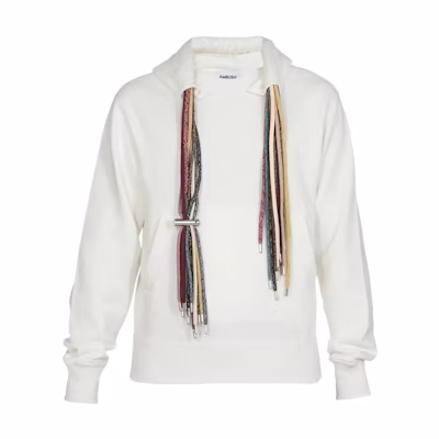 Ambush Beige Cotton Hoodie BMBB003S21FLE001MULTICORD0304