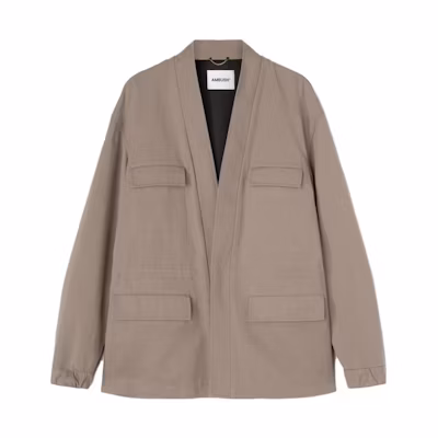 Ambush Beige Unisex Long Sleeve Utility Jacket with Flap Pockets BMEN034S23FAB001