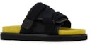 Order アンブッシュ バーバリー パッド サンダル「ブラックイエロー」BMIH001S23MAT0011018 BMIH001S23MAT0011018