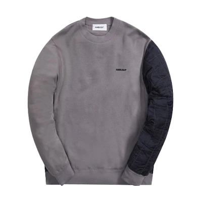 Ambush Casual Crewneck Loose Fit Long Sleeve Sweatshirt Smoked Purple () BMBA004S21FLE0010710