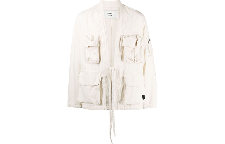 Ambush Casual Loose-Fit Cotton Long Sleeve Jacket BMYE003S21DEN0010400