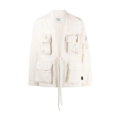 Ambush Casual Loose-Fit Cotton Long Sleeve Jacket BMYE003S21DEN0010400