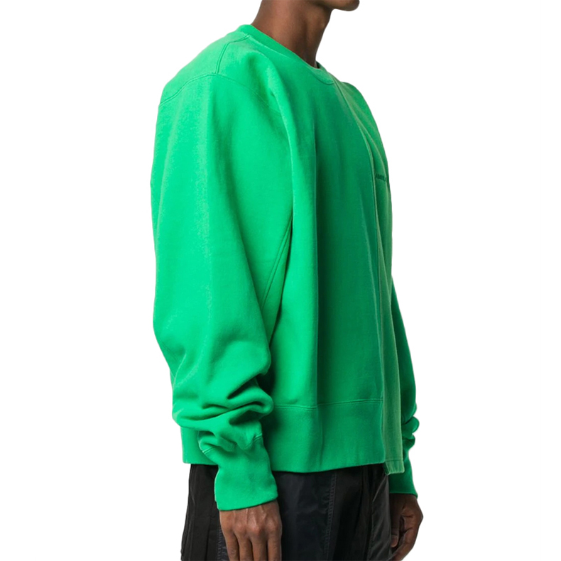 Details for AMBUSH Hoodie Colorblock Asimetris Hijau 15380094