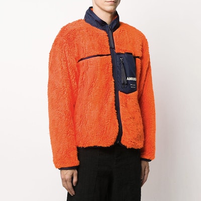 AMBUSH Jaket Fleece Colorblock Zip Unisex 12112360 4