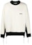 Buy AMBUSH コントラスト レター クルーネック スウェットシャツ ホワイト BMBA002-F20FLE001-0210