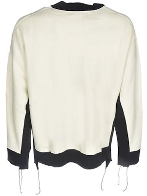 AMBUSH コントラスト レター クルーネック スウェットシャツ ホワイト BMBA002-F20FLE001-0210 Lookbook AMBUSH コントラスト レター クルーネック スウェットシャツ ホワイト BMBA002-F20FLE001-0210