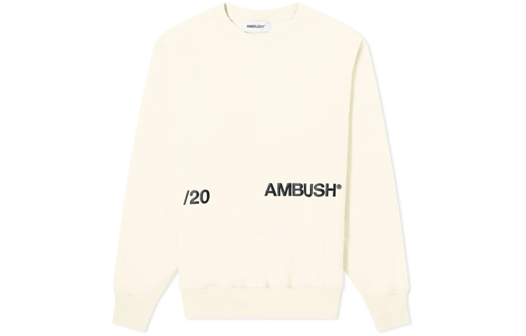 Order Sudadera AMBUSH Crema con Logo en la Cintura. 12112067