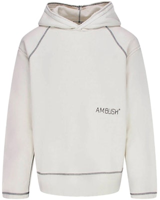 Sudadera con Capucha Bordada AMBUSH Blanca BMBB001-F20FLE001-0202 Buy Sudadera con Capucha Bordada AMBUSH Blanca BMBB001-F20FLE001-0202